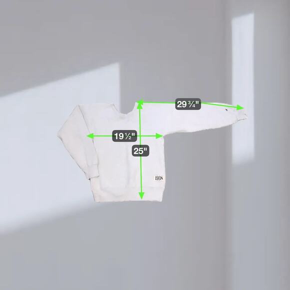 Vintage Champion Reverse Weave Warmup Sweatshirt – Made in USA (Small) - Picture 3 of 8